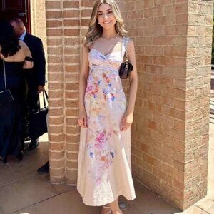 Zimmerman Woemen’ Crush Midi Floral Print Dress